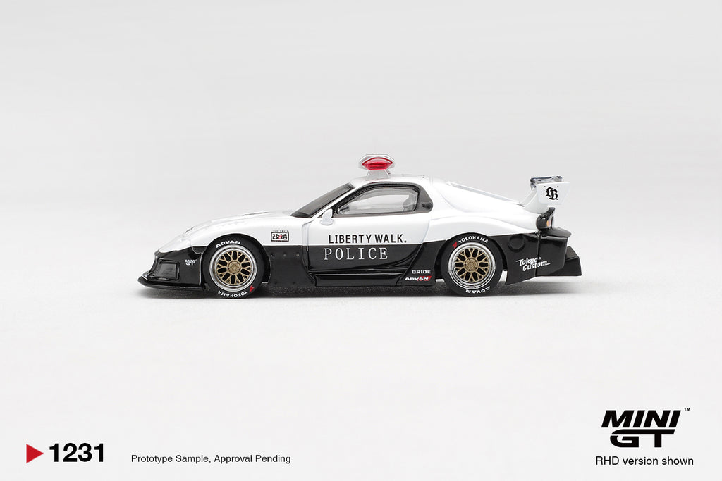 Mini GT MAZDA RX-7 LB-SUPER SILHOUETTE POLICE #1231 (BOX)