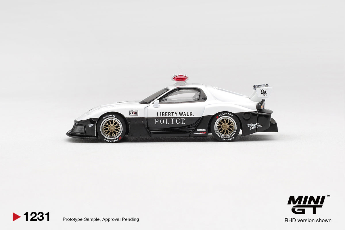 Mini GT MAZDA RX-7 LB-SUPER SILHOUETTE POLICE #1231 (BOX)