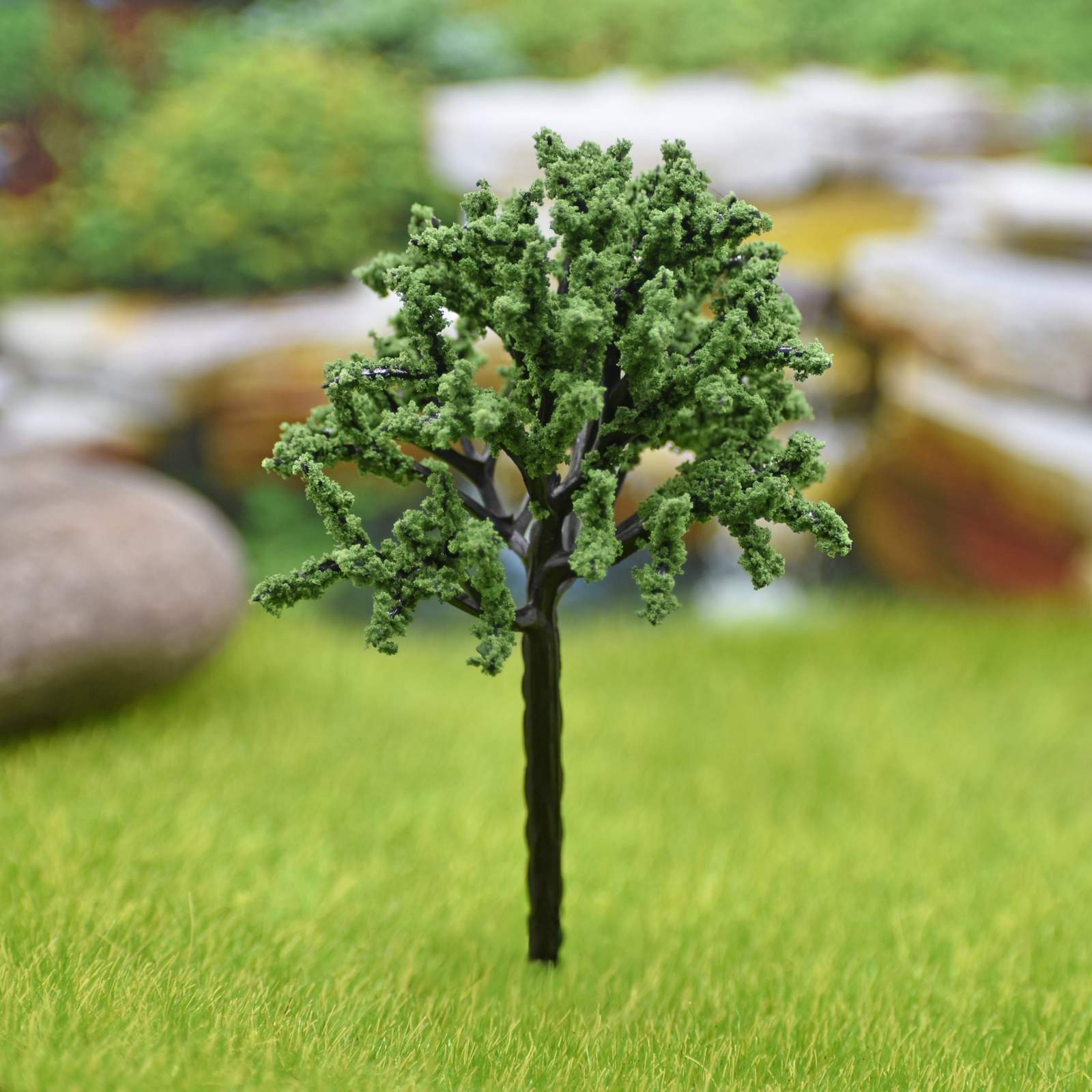 Miniature Dark Green Tree 1 Pcs