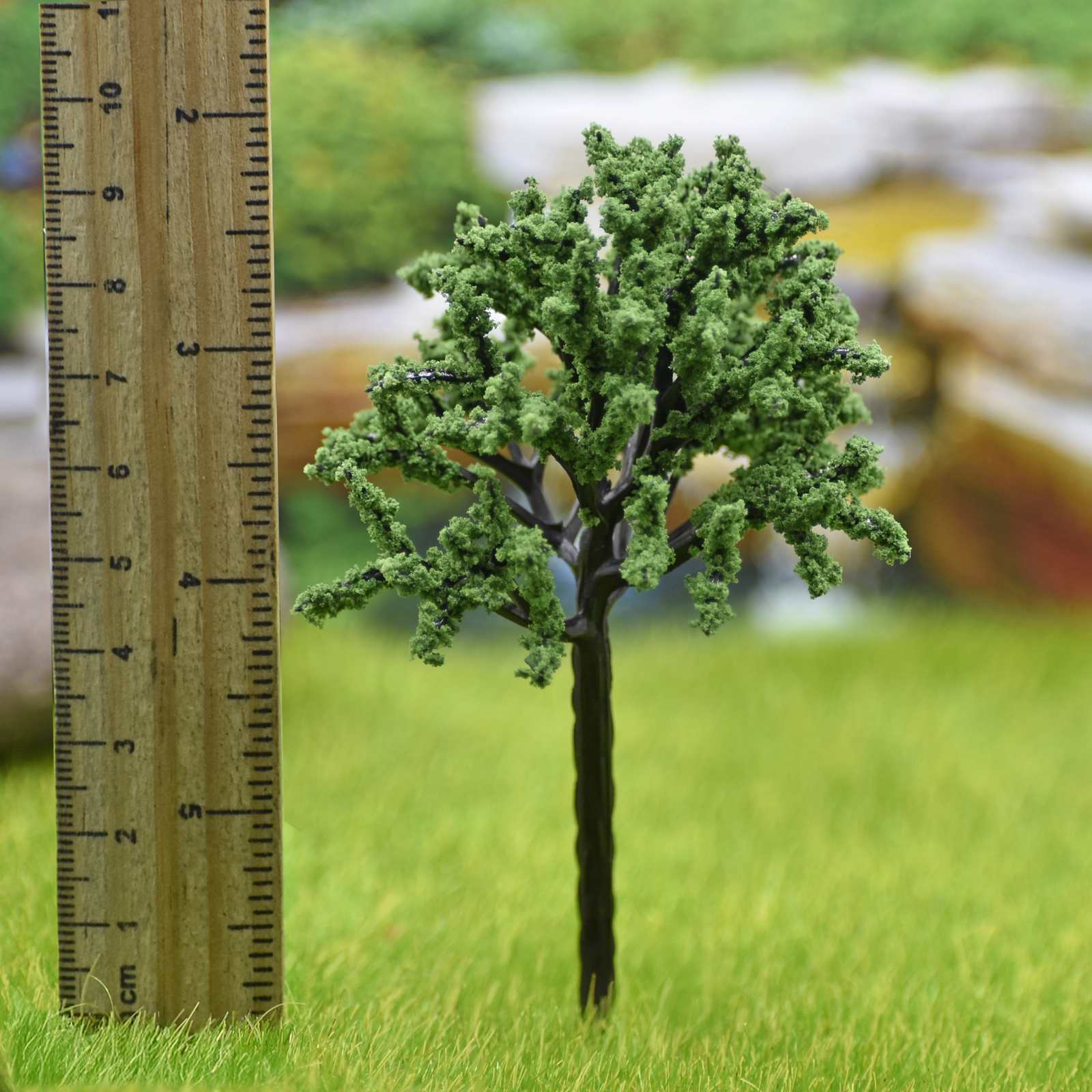 Miniature Dark Green Tree 1 Pcs