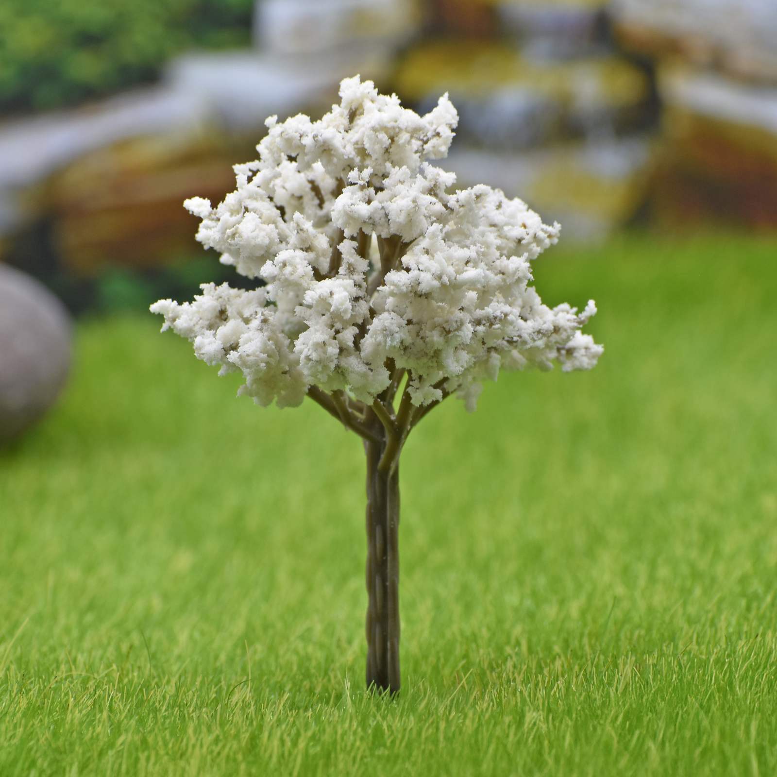 Miniature Tree 1 Pcs White