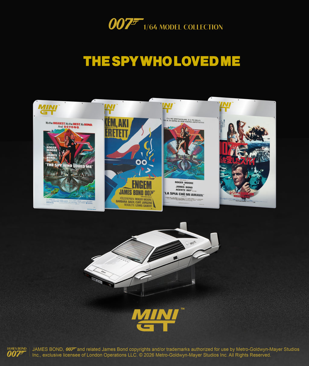 (Pre-Order) Mini GT LOTUS ESPRIT S1 “THE SPY WHO LOVED ME” SUBMARINE #920