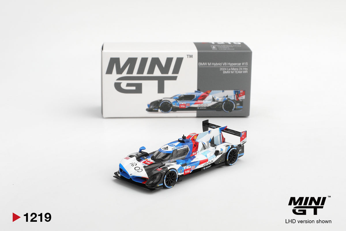 Mini GT BMW M Hybrid V8 Hypercar #15 BMW M TEAM WRT 2024 Le Mans 24 Hrs #1219