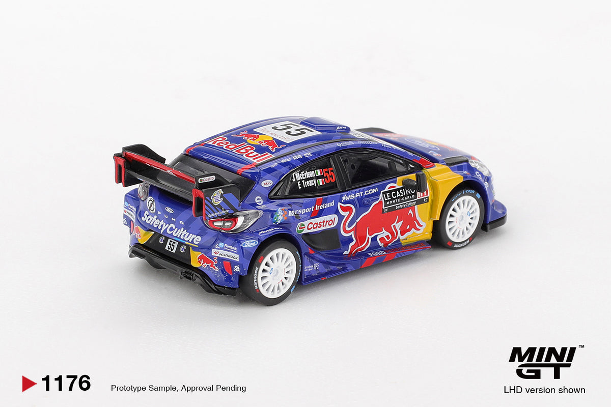 Mini GT Ford Puma Rally1 #55 M-Sport Ford WRT 2025 Rally Monte-Carlo #1176