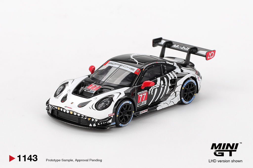 Mini GT Porsche 911 GT3 R #77 AO Racing 2025 IMSA Petit Le Mans #1143 (BOX)