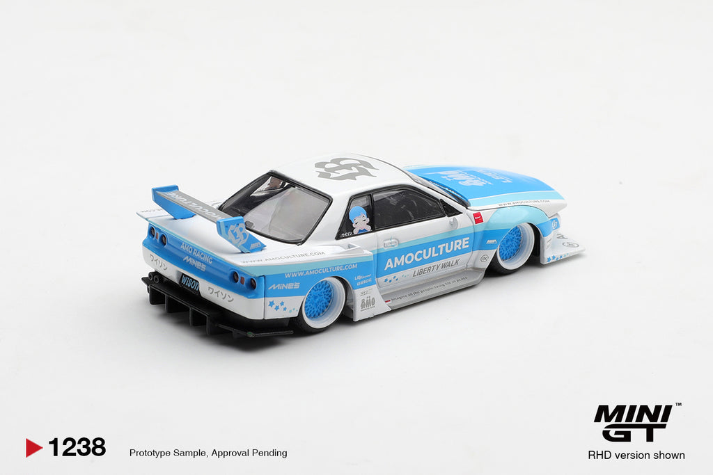 (Pre-Order) Mini GT NISSAN SKYLINE GTR R32 LBWK KAIDO WORKS AMOCULTURE #1238 (BOX)