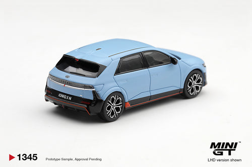 (Pre-Order) Mini GT HYUNDAI IONIQ 5 N PERFORMANCE BLUE MATT #1345