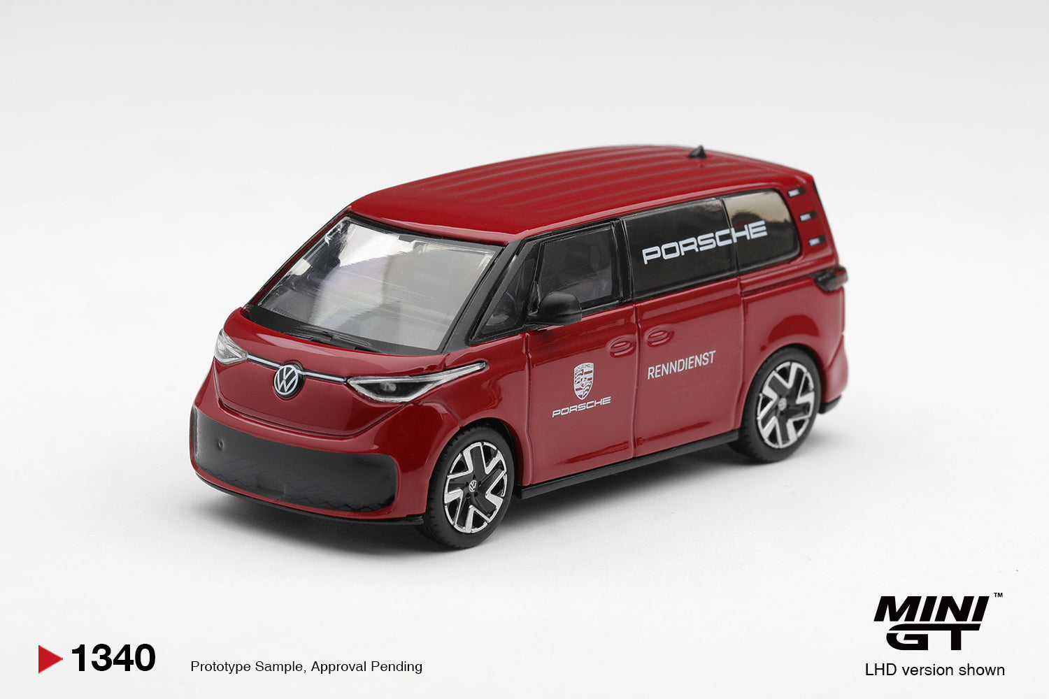 (Pre-Order) Mini GT VOLKSWAGEN IDBUZZ PORSCHE RENNDIENST #1340 (BOX)