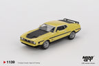 Mini GT Ford Mustang Mach1 Grabber Yellow #1139