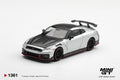 Mini GT NISSAN GT-R NISMO 2024 SILVER #1361 - Pre-Order
