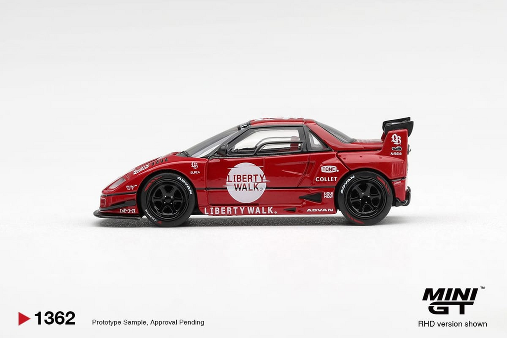 Mini GT MAZDA AZ-1 LIBERTY WALK LB40 LB-HINOMARU RED #1362 - Pre-Order
