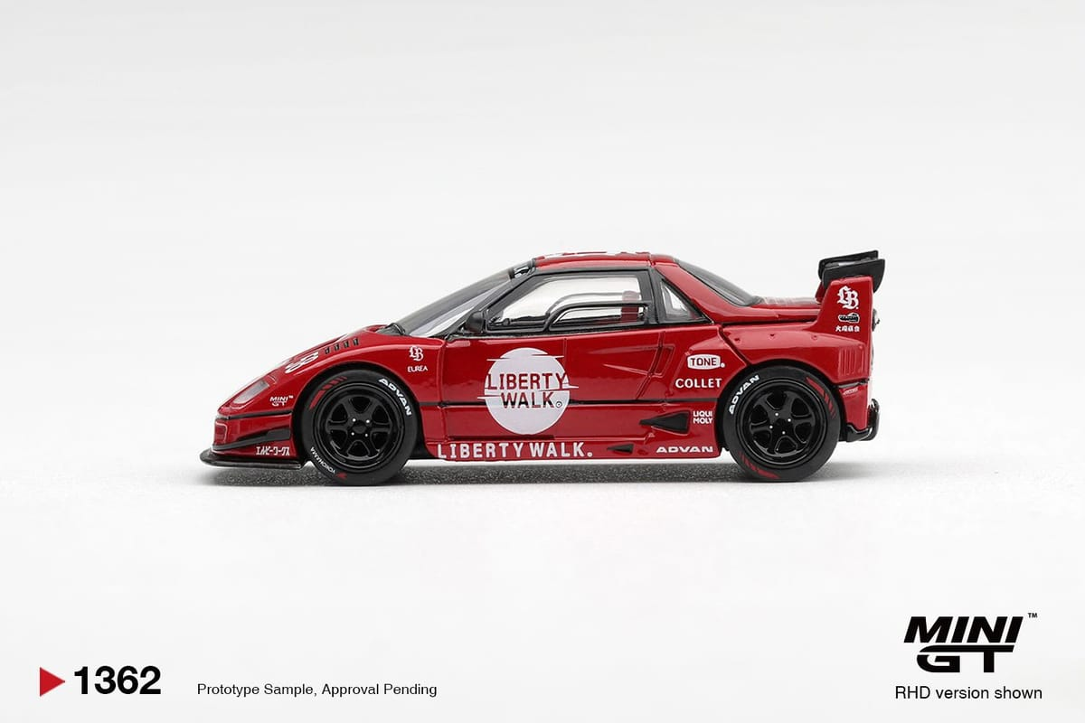 Mini GT MAZDA AZ-1 LIBERTY WALK LB40 LB-HINOMARU RED #1362 - Pre-Order