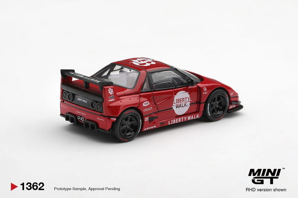Mini GT MAZDA AZ-1 LIBERTY WALK LB40 LB-HINOMARU RED #1362 - Pre-Order