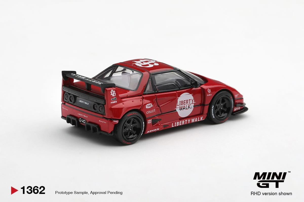 Mini GT MAZDA AZ-1 LIBERTY WALK LB40 LB-HINOMARU RED #1362 - Pre-Order