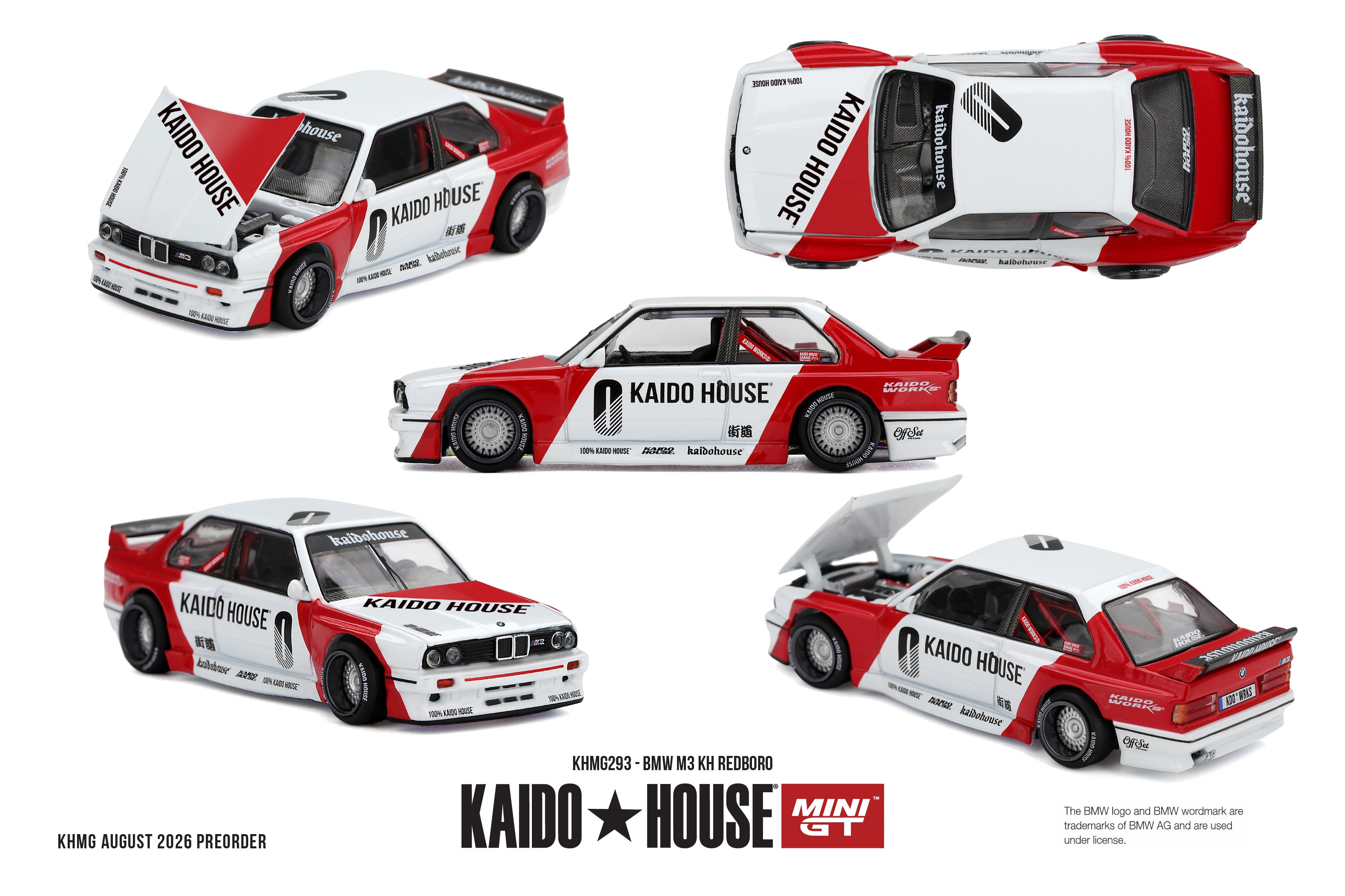 Mini GT BMW M3 KH REDBORO #KHMG293 - Pre-Order