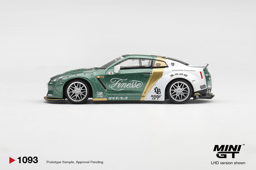 Mini GT NISSAN GT-R (R35) LB*WORKS TYPE 1 CUSTOM DUCKTAIL AUTO FINESSE #1093 - Pre-Order