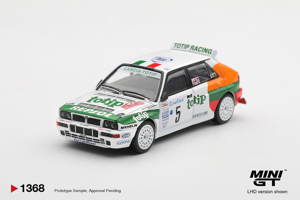 Mini GT LANCIA DELTA HF INTEGRALE EVOLUZIONE #5 1993 RALLYE MONTE-CARLO #1368 - Pre-Order