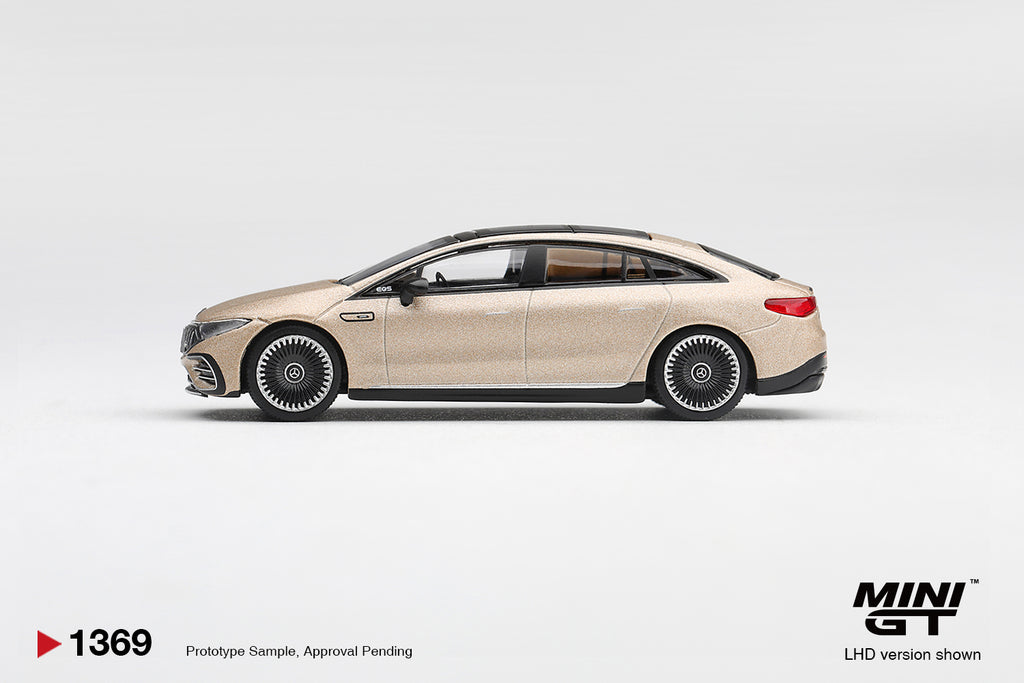 Mini GT MERCEDES-AMG EQS 53 GOLD #1369 - Pre-Order
