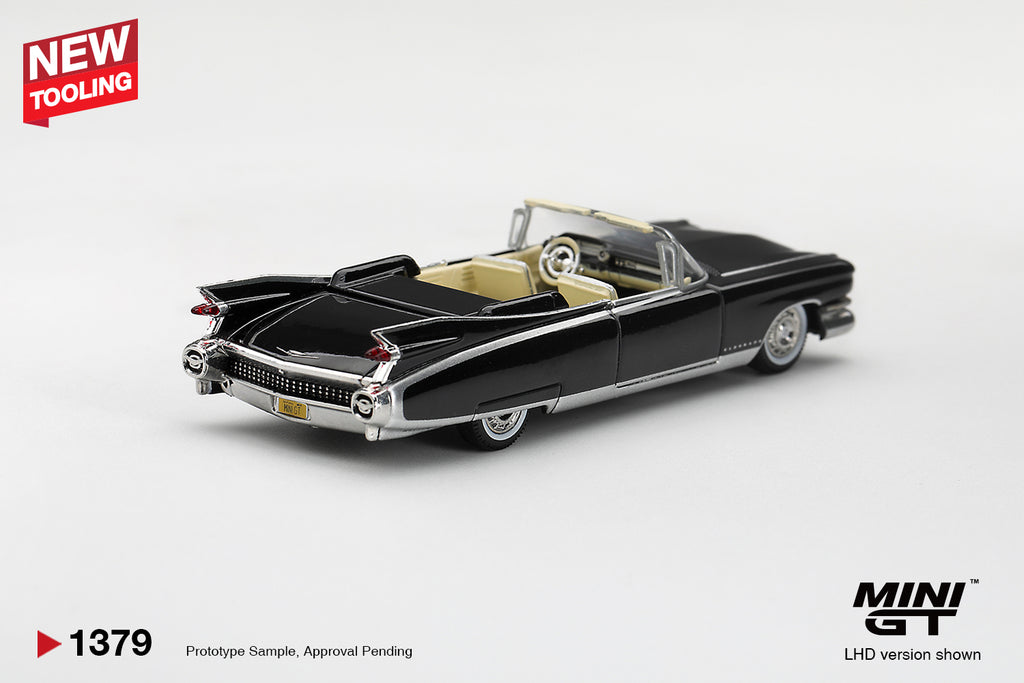 Mini GT CADILLAC ELDORADO BIARRITZ 1959 BLACK  #1379 - Pre-Order