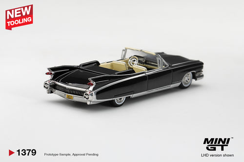 Mini GT CADILLAC ELDORADO BIARRITZ 1959 BLACK  #1379 - Pre-Order