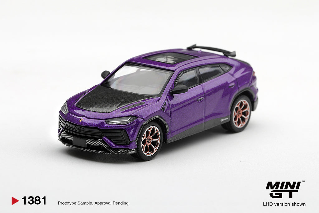 Mini GT LAMBORGHINI URUS PERFORMANTE VIOLA PASIFAE #1381 - Pre-Order