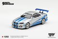 Mini GT NISSAN SKYLINE GT-R C-WEST "2 FAST 2 FURIOUS" BRIAN O'CONNER  #1252-BL - Pre-Order
