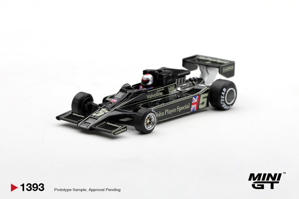 Mini GT LOTUS 78 #5 MARIO ANDRETTI 1977 US GP WEST WINNER #1393 - Pre-Order