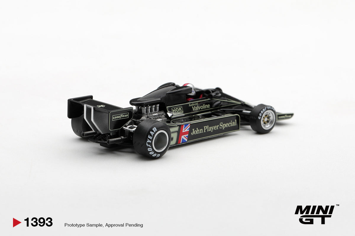 Mini GT LOTUS 78 #5 MARIO ANDRETTI 1977 US GP WEST WINNER #1393 - Pre-Order
