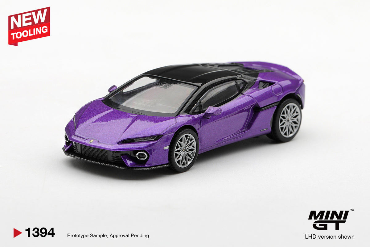 Mini GT LAMBORGHINI TEMERARIO VIOLA PASIFAE #1394 - Pre-Order
