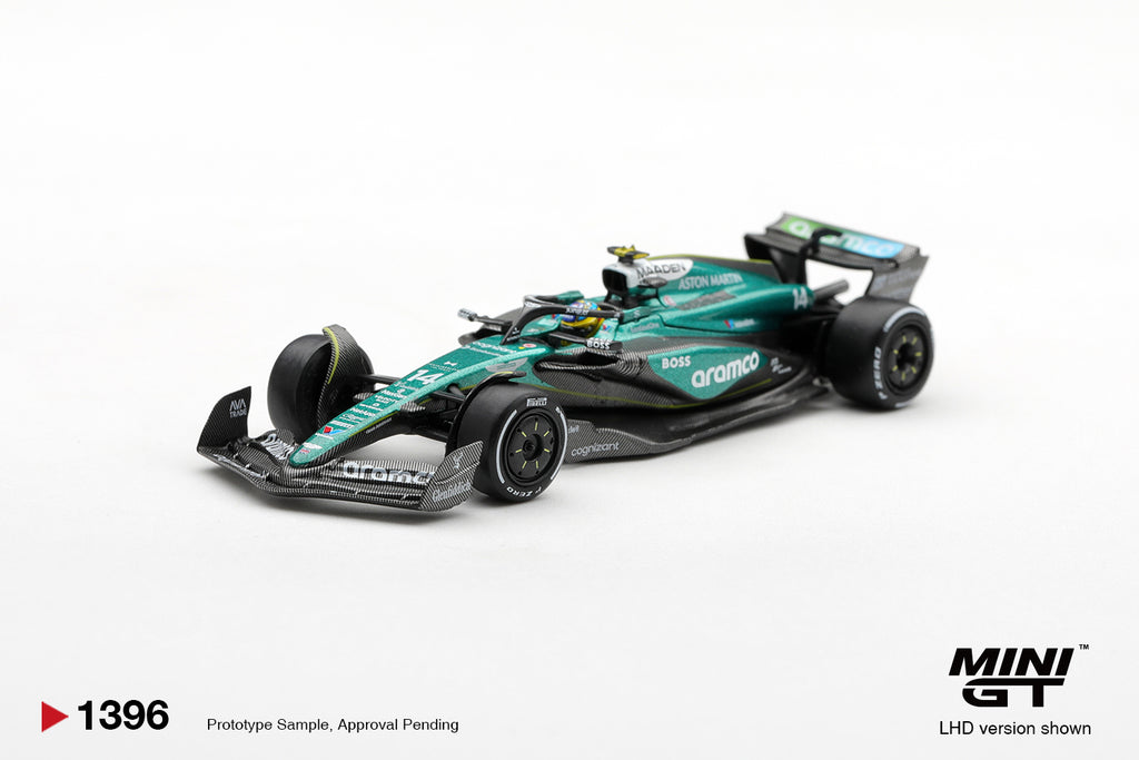 Mini GT ASTON MARTIN AMR24 #14 FERNANDO ALONSO 2024 F1 2024 LAS VEGAS GP #1396 - Pre-Order