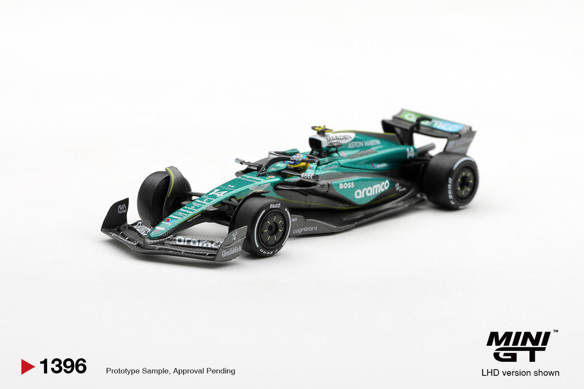 Mini GT ASTON MARTIN AMR24 #14 FERNANDO ALONSO 2024 F1 2024 LAS VEGAS GP #1396 - Pre-Order