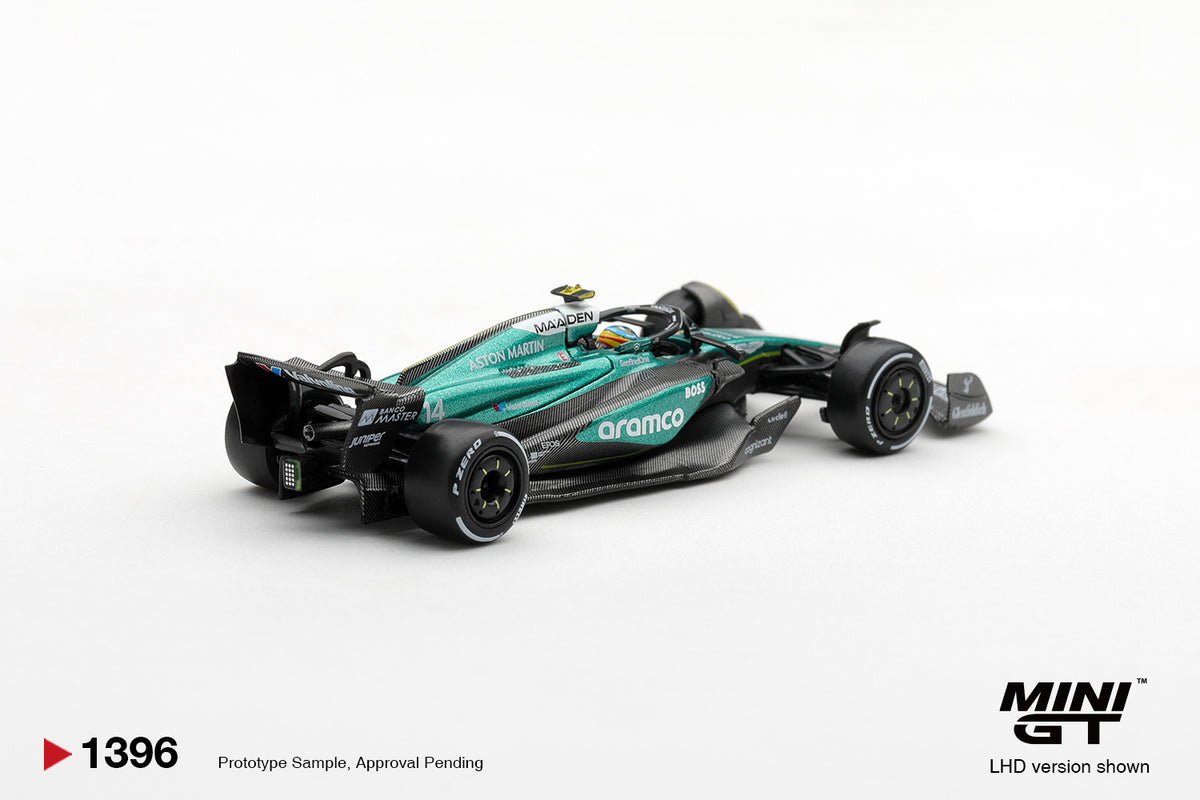 Mini GT ASTON MARTIN AMR24 #14 FERNANDO ALONSO 2024 F1 2024 LAS VEGAS GP #1396 - Pre-Order