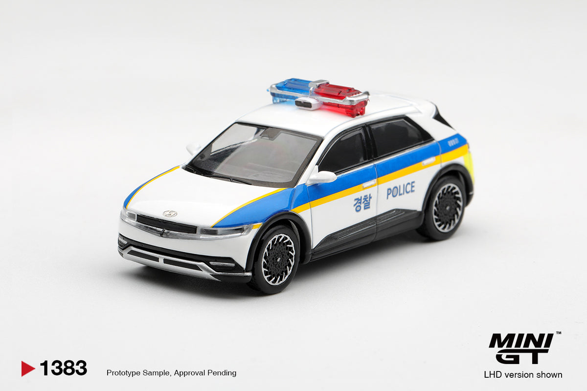 Mini GT HYUNDAI IONIQ 5 POLICE CAR #1383 - Pre-Order