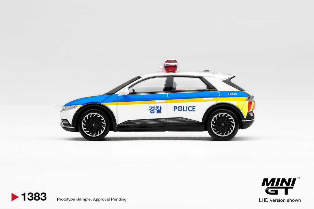 Mini GT HYUNDAI IONIQ 5 POLICE CAR #1383 - Pre-Order