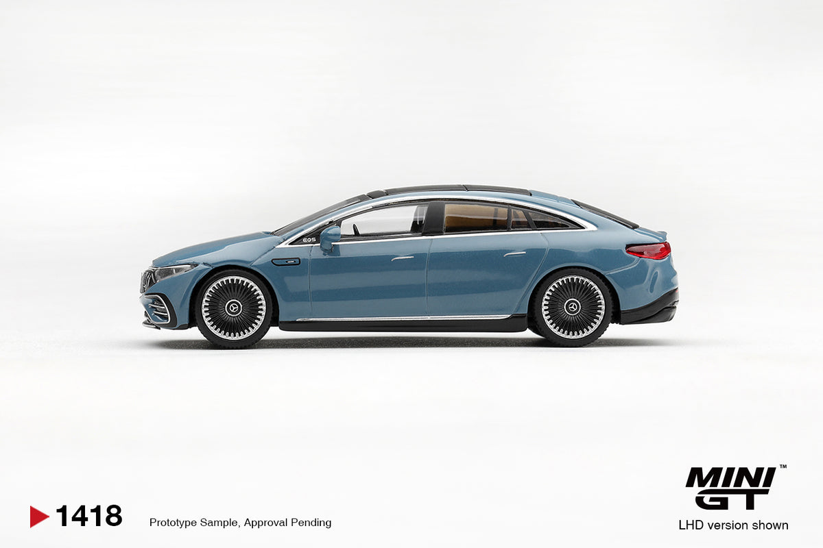 Mini GT MERCEDES-AMG EQS 53 BLUE #1418 - Pre-Order