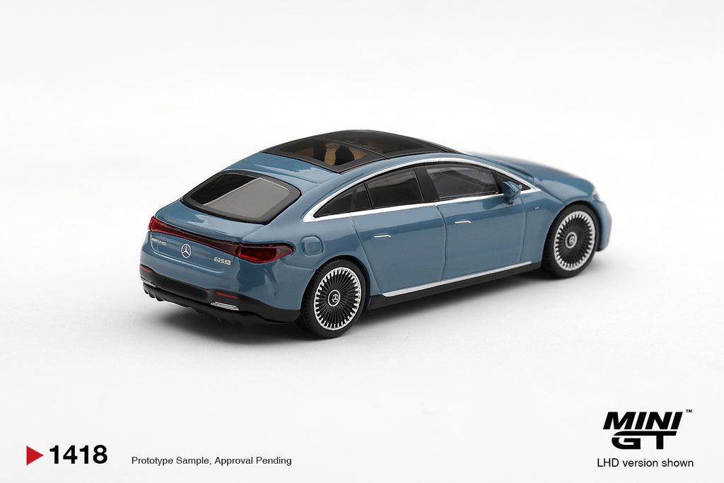 Mini GT MERCEDES-AMG EQS 53 BLUE #1418 - Pre-Order
