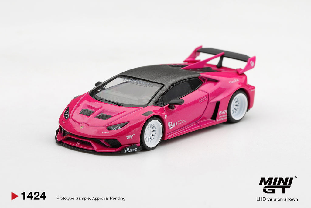Mini GT LB*WORKS LAMBORGHINI HURACÁN GT RUBY PURPLE #1424 BL - Pre-Order