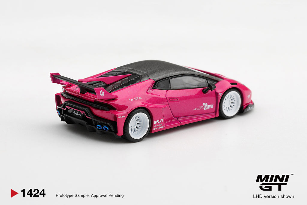 Mini GT LB*WORKS LAMBORGHINI HURACÁN GT RUBY PURPLE #1424 BL - Pre-Order