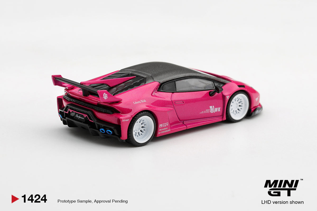 Mini GT LB*WORKS LAMBORGHINI HURACÁN GT RUBY PURPLE #1424 BL - Pre-Order