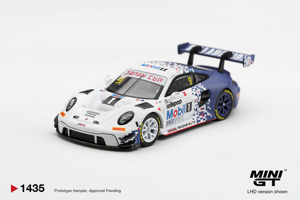 Mini GT PORSCHE 911 GT3 R (992) #9 BINGO RACING WITH LM CORSA 2026 JAPAN CUP SUGO RACE 2 WINNER #1435 BL - Pre-Order