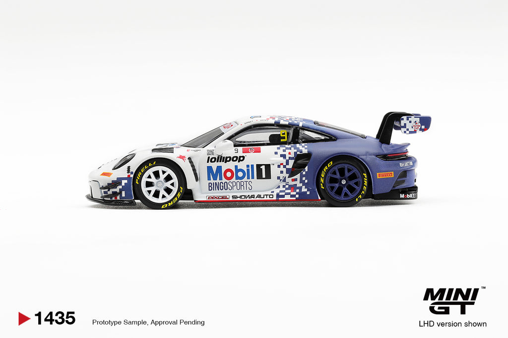 Mini GT PORSCHE 911 GT3 R (992) #9 BINGO RACING WITH LM CORSA 2026 JAPAN CUP SUGO RACE 2 WINNER #1435 BL - Pre-Order