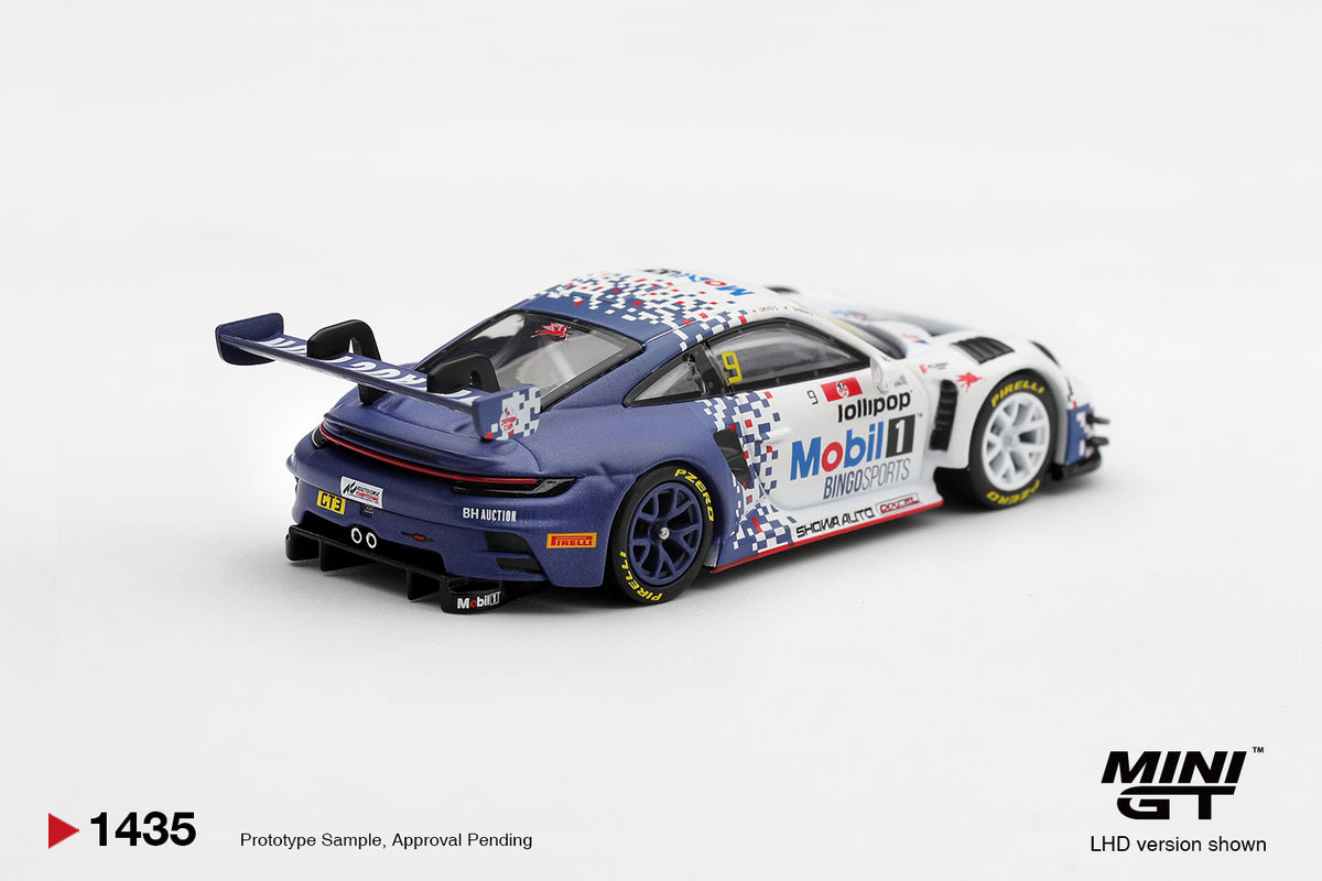 Mini GT PORSCHE 911 GT3 R (992) #9 BINGO RACING WITH LM CORSA 2026 JAPAN CUP SUGO RACE 2 WINNER #1435 BL - Pre-Order