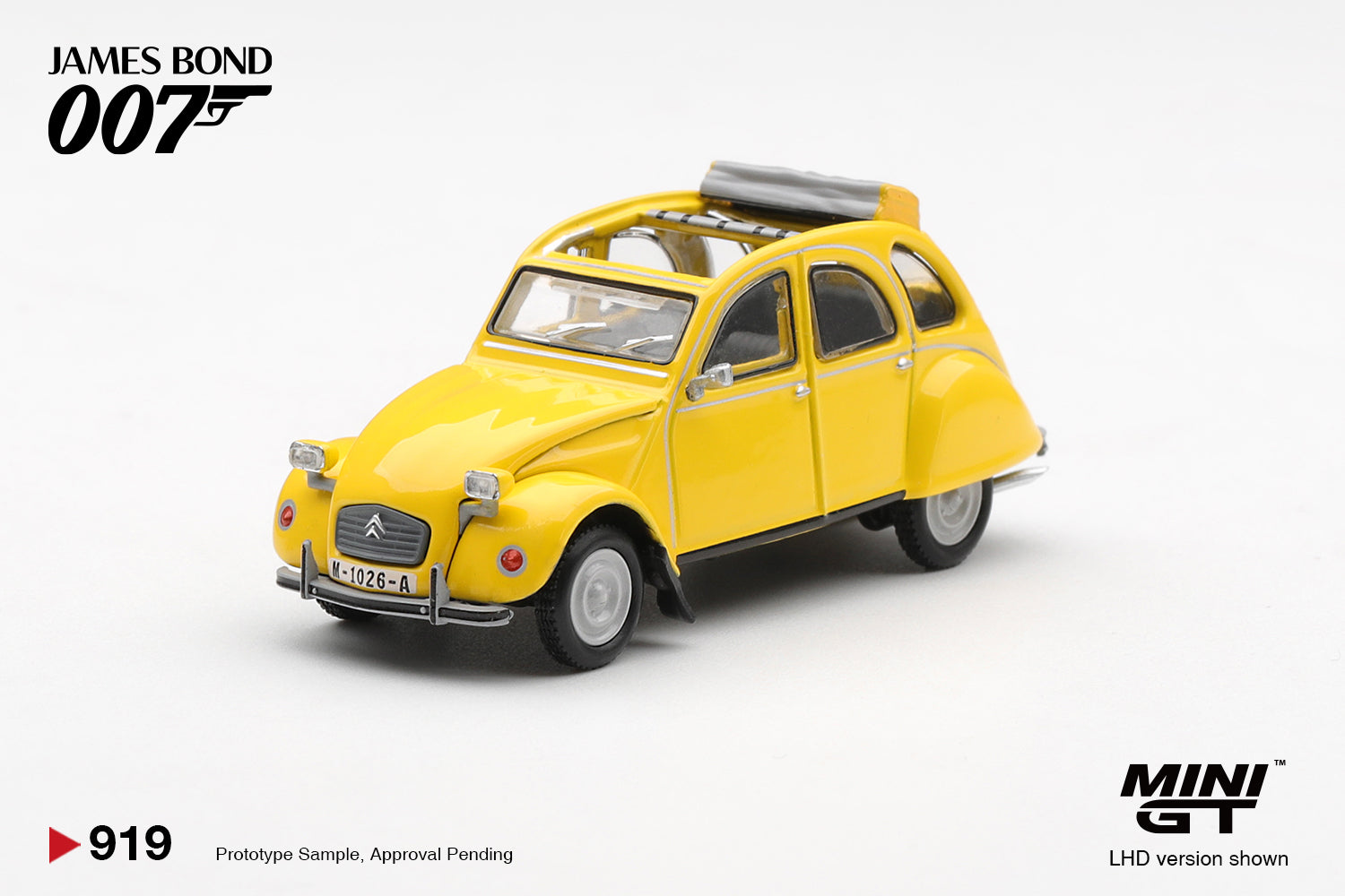 (Pre-Order) Mini GT CITROËN 2CV FOR YOUR EYES ONLY #919
