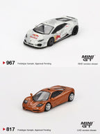 Mini GT Lamborghini Huracan LB★WORKS ver. 2 Mad Mike NIMBUL #967 + McLaren F1 Yquem #817 - (Bundle))