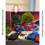 Miniature Dark Green Tree 1 Pcs