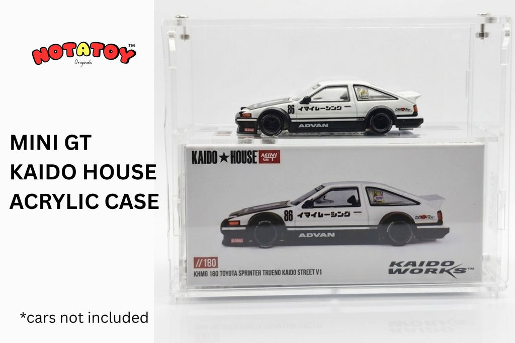 Notatoy Acrylic Display case for Kaido house (cars not included)