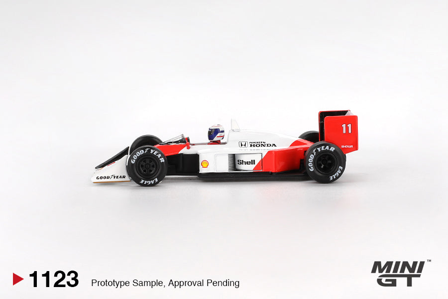 Mini GT McLaren MP4/4 #11 Alain Prost 1988 Japanese Grand Prix 2nd Place #1123