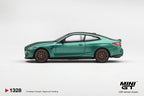 (Pre-Order) Mini GT BMW M4 CS FROZEN ISLE OF MAN GREEN METALLIC #1328 (BOX)