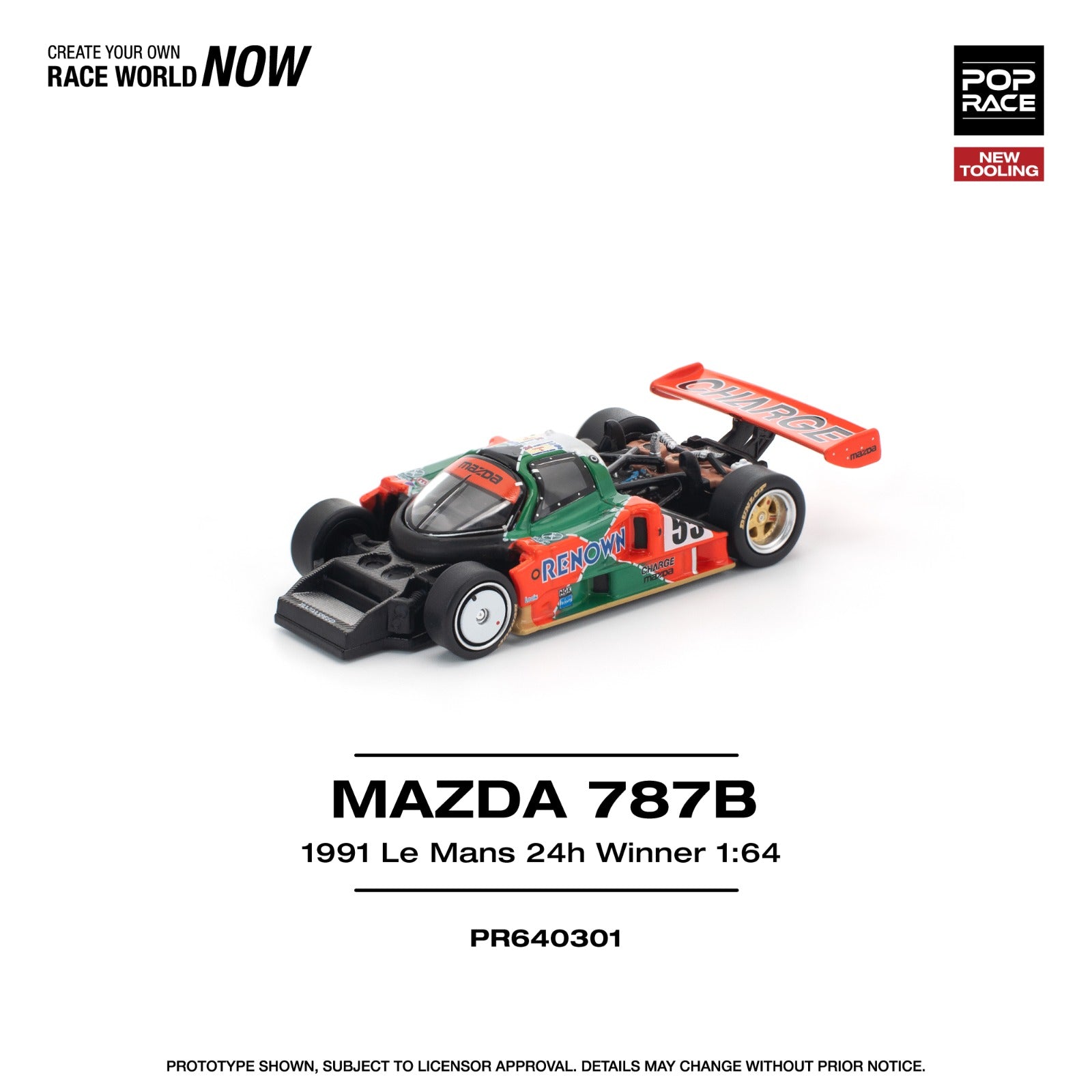 Pop Race MAZDA 787B 1991 LE MANS 24H WINNER #PR640301