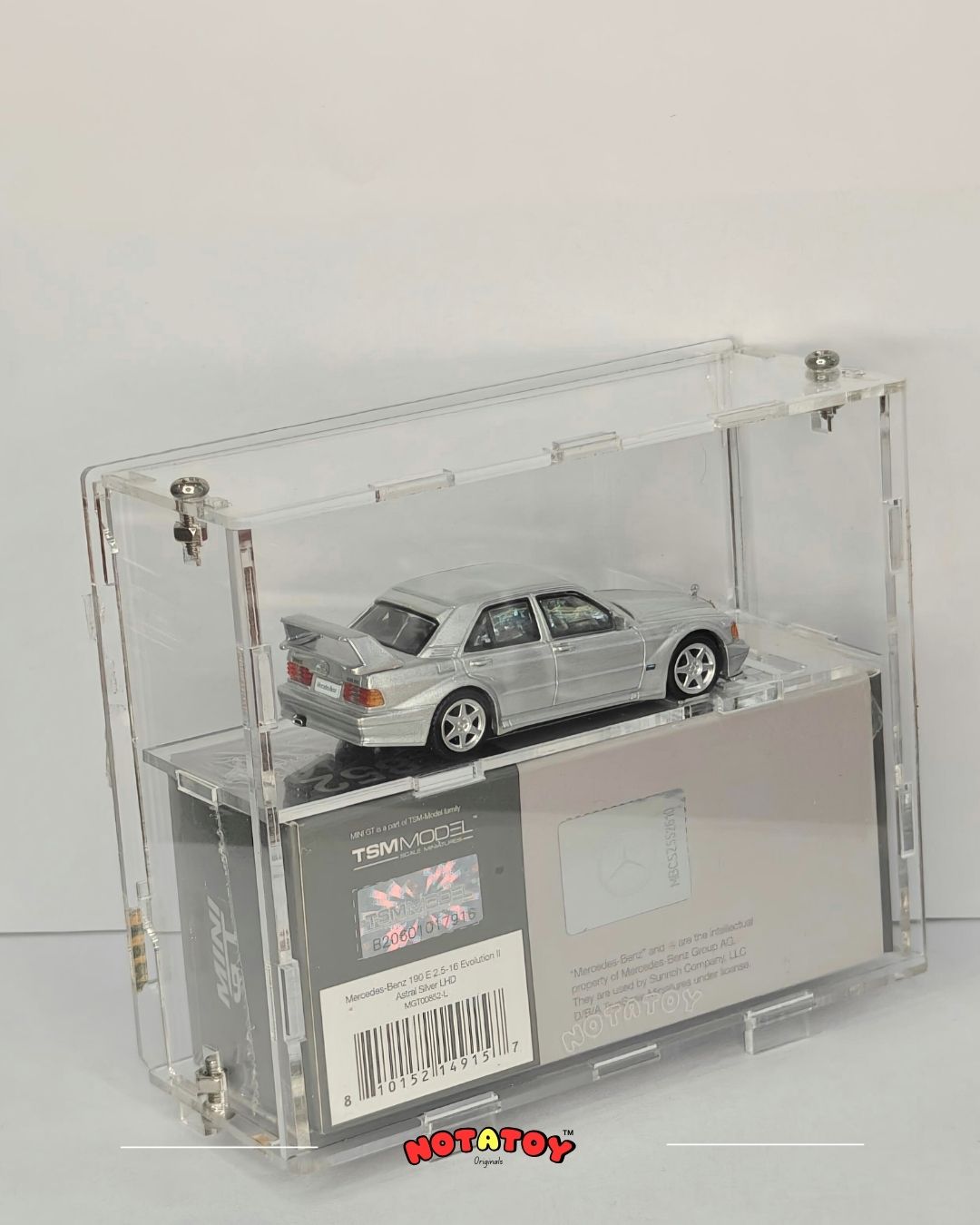 Notatoy Acrylic Display case for Mini GT (cars not included)